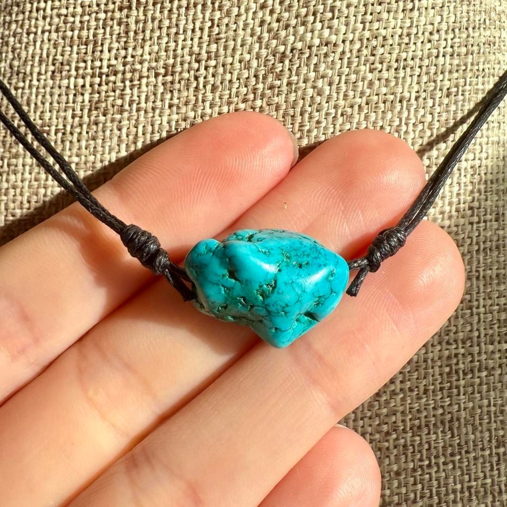 Howlite boho choker